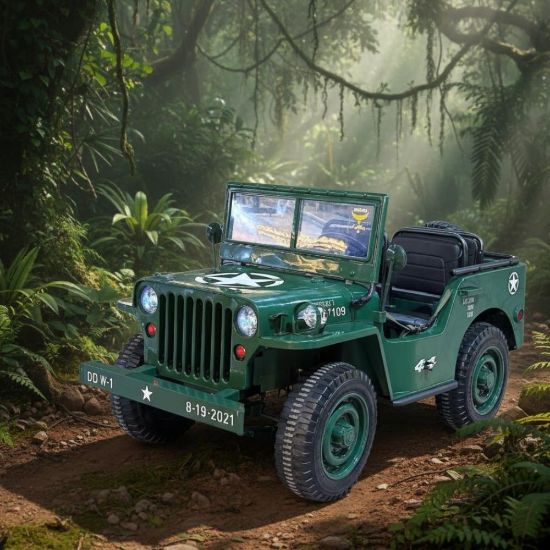 صورة سيارة أطفال جيب كلاسيك كهربائية